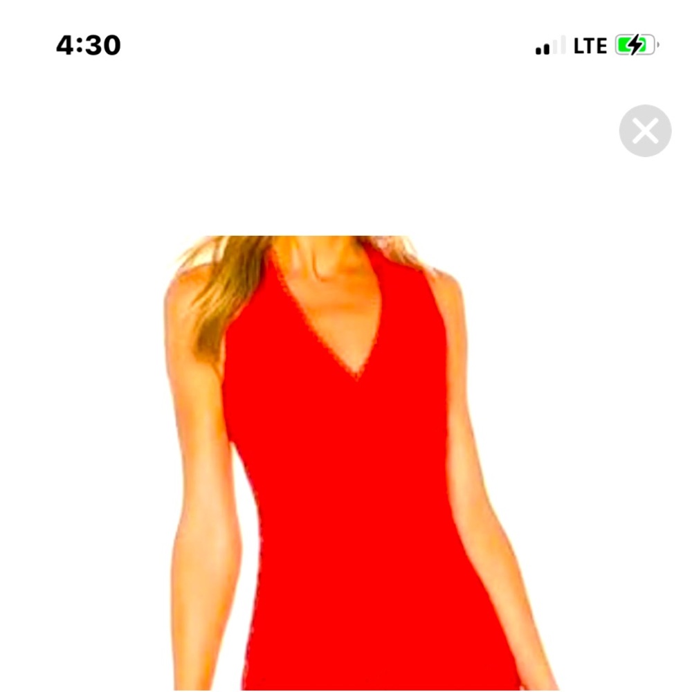 Bardot Orange Mini Lace Dress